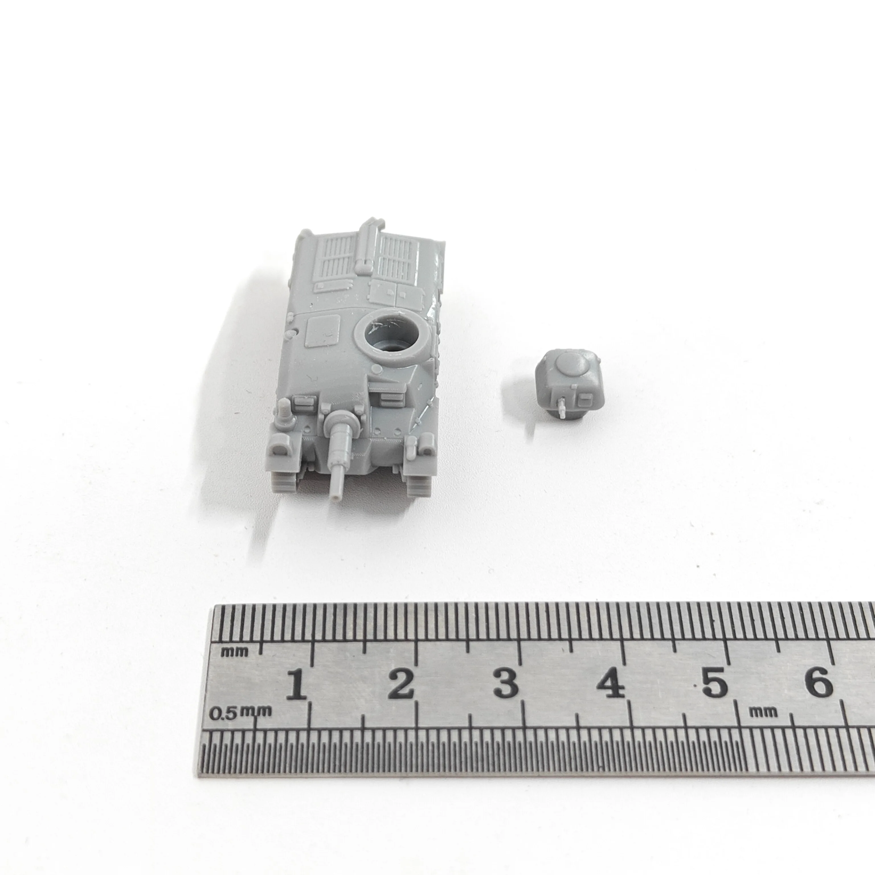 French S-40 Anti-tank Gun, 3D Printed ,1/144 Scale Mini Tank Model,Resin,Paintable