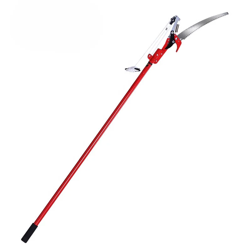 

# Hot Sales Worth Wholesale Double Side High Reach Tree Branch Cutting Telescopic Long Handle Garden Hand Pruning Pole Saw