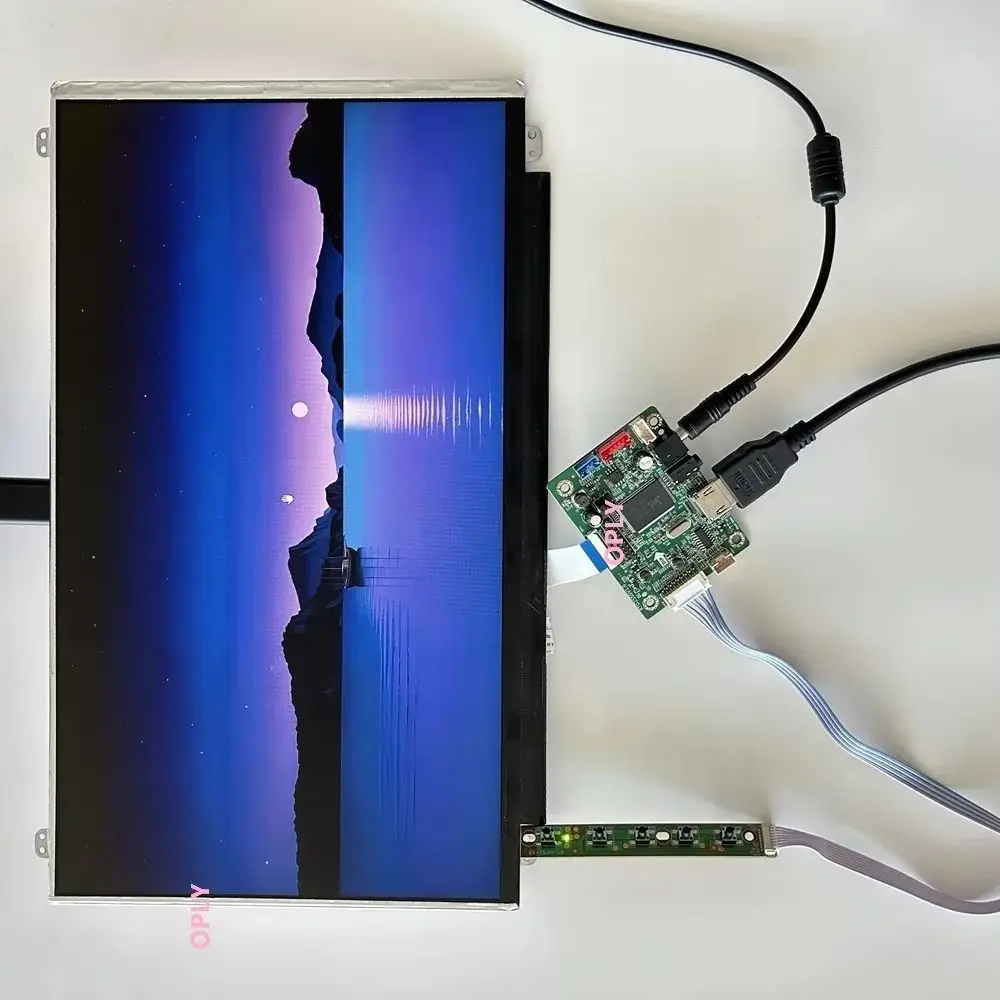 

15,6-дюймовый монитор 1920X1080 DIY IPS EDP, экран для ПК PS X360, ноутбук, малиновый + мини-контроллер, комплект платы, HDMI-совместимый
