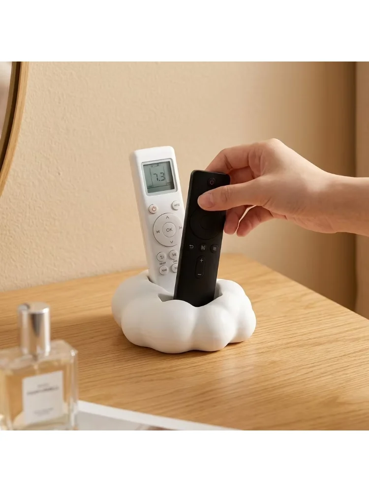 Cloud shape remote control storage box,can put brushes,pen,desktop storage,cute home decoration,back to school, Christmas gifts