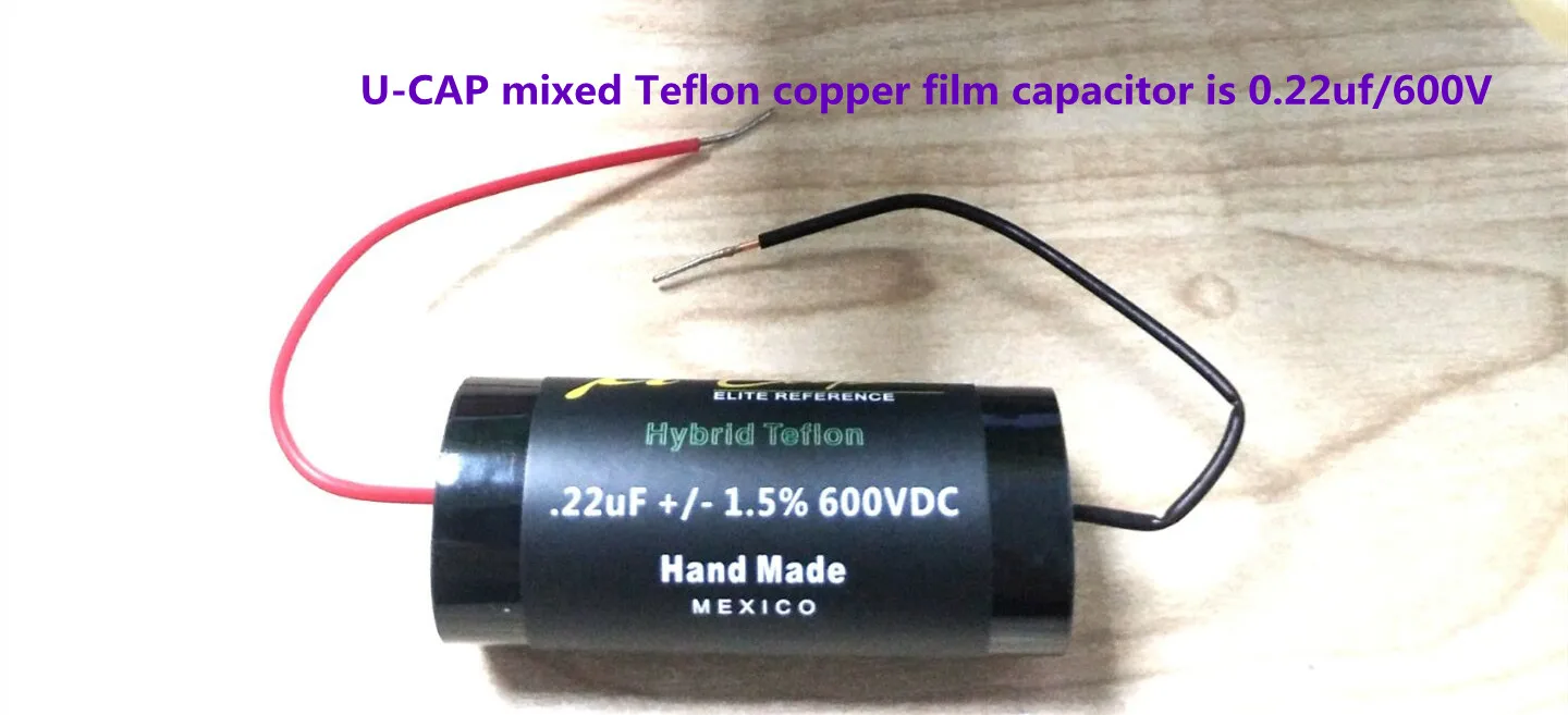 

U-CAP смешанный медный пленочный конденсатор 0,22 uf/600V