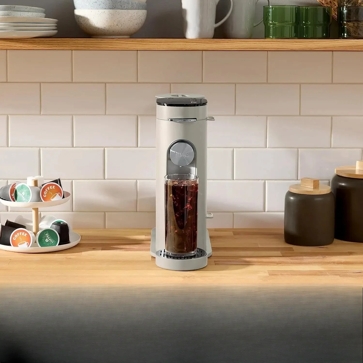 

#For Single-Serve Coffee Maker, K-Cup Pod Compatible, 6-oz. Cup to 24-oz. Travel Mug Brew Sizes, Iced Coffee Maker^