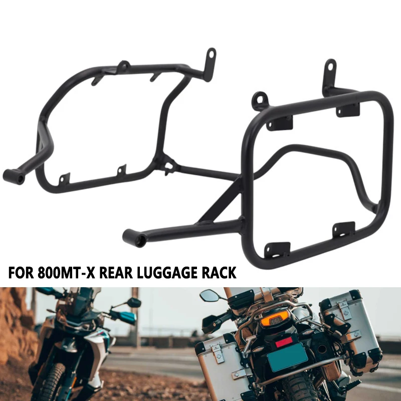 For CFMOTO 800MT-X 800 MT-X 800MTX MTX800 2024 2025 Rear Luggage Rack Cargo Side Panniers Rack Luggage Saddlebag Carrier Bracket