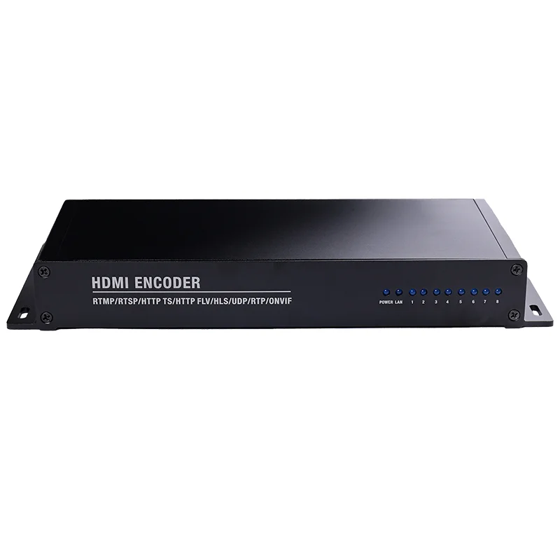 8 Channel H.264 MPEG-4 HDMI Video Encoder Support SRT RTMP