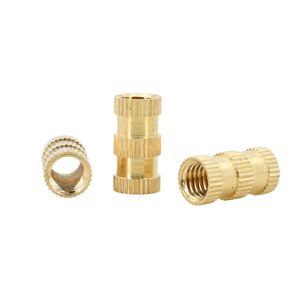 

Customized 200Pcs M10x20(L)x12(OD) Brass Heat Insert Nuts