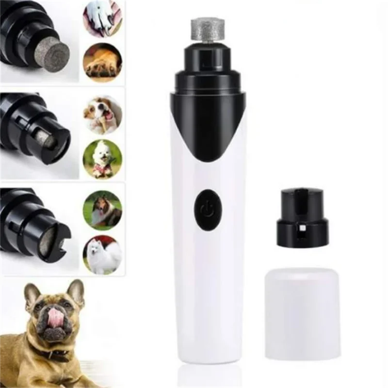 

Electric Pet Nail Grinder Luminous Dog Cat Nail Clippers Rechargeable Beauty Trimmer