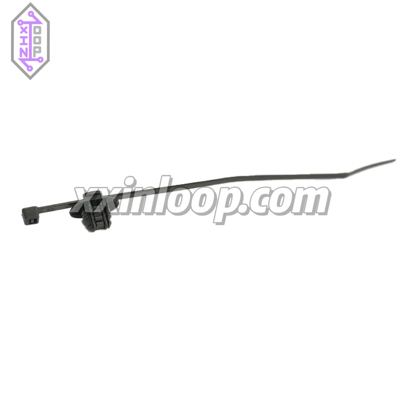 156‐01464 T50RFTOVAL‐A‐PA66HS/PA66HIRHS‐BK Кабельная стяжка с овальным отверстием из ели, длина 200 мм, ширина 4,6 мм.