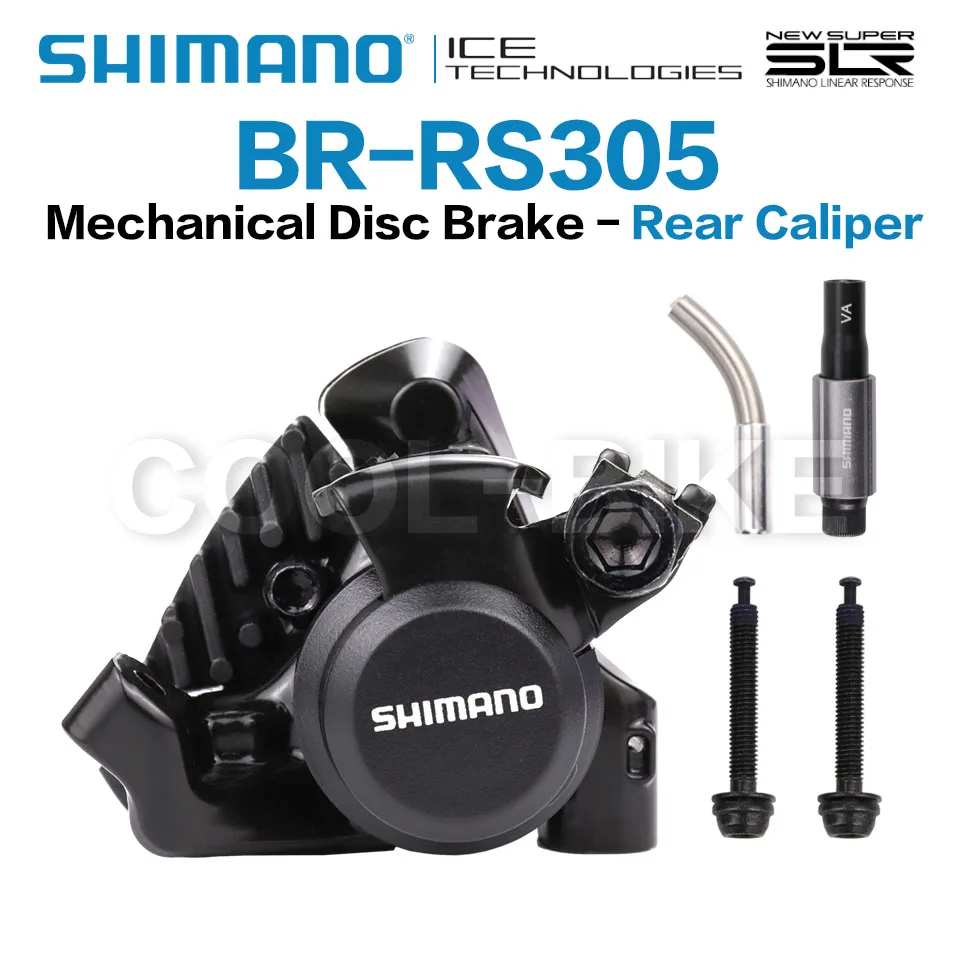 [新品]シマノ RS305 機械式ディスクブレーキ キャリパー メカニカルディスクブレーキフロントキャリパー