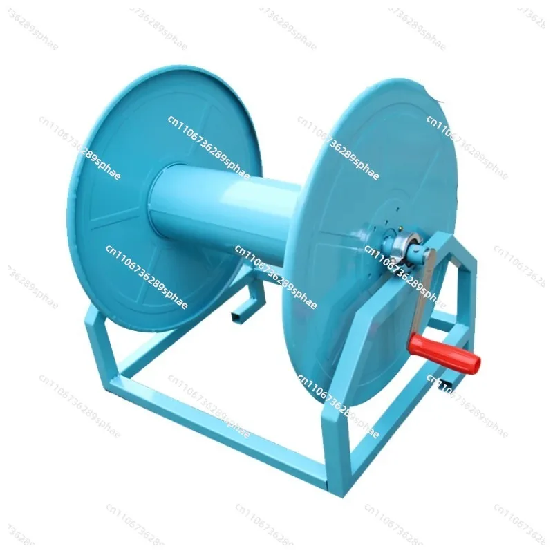 Heavy-Duty Metal Hose Reel Portable Garden Irrigation Systems Holder Hand Hose Trolleys Wash Pipe Storage Rack