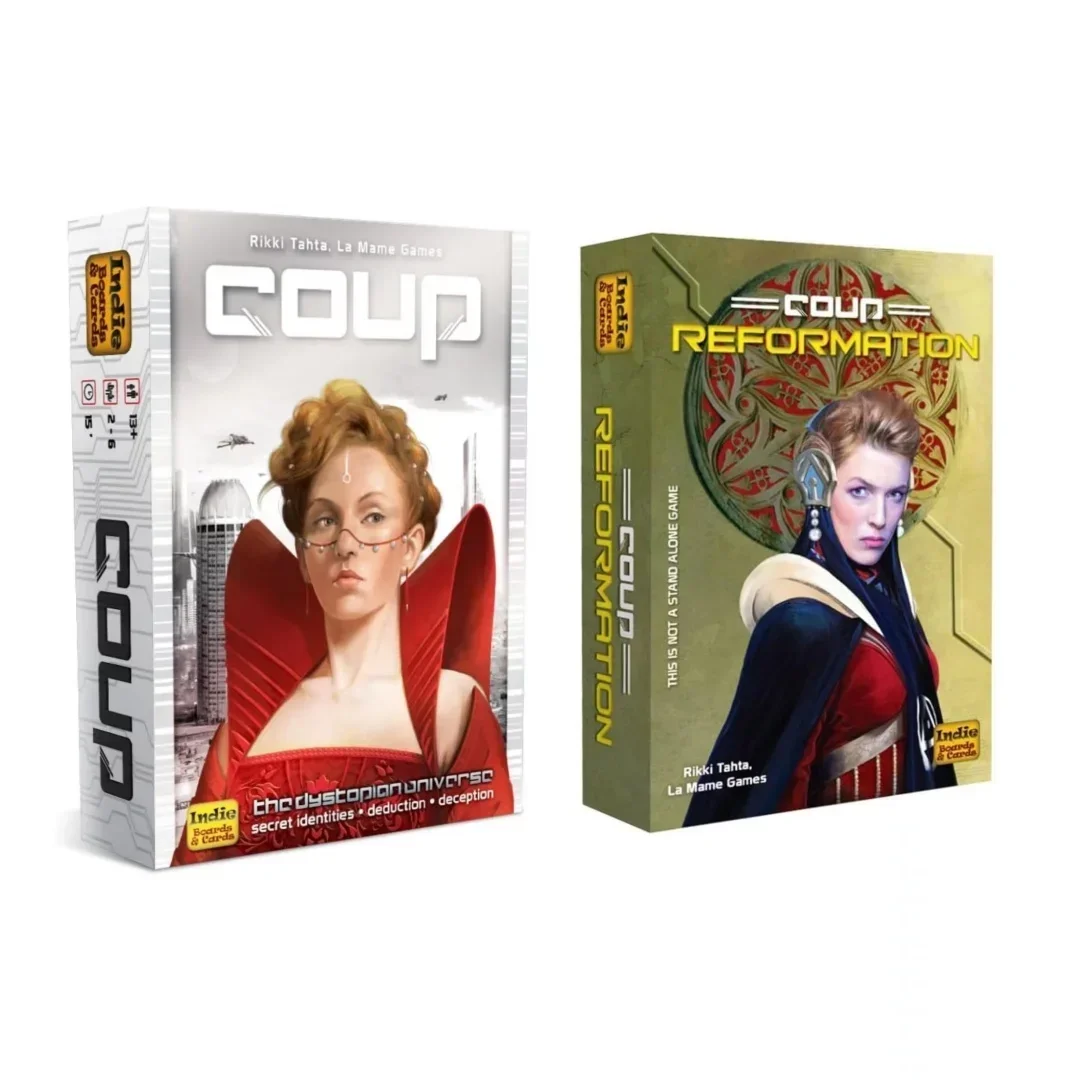 Indie Boards and Cards | Coup | Card Game | IBCCOR2 Coup Reformation 2nd Edition Expansion Card Game