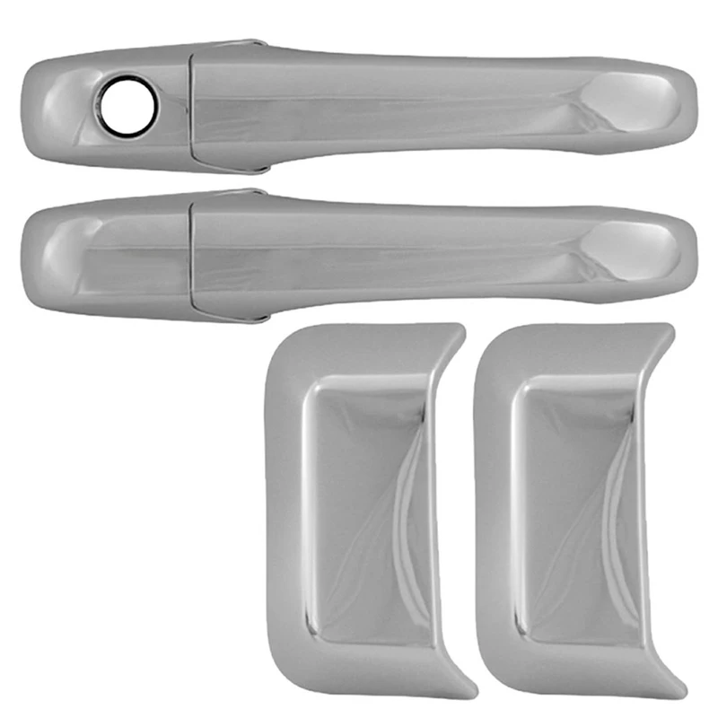 

6x крышка дверной ручки, тройная хромированная накладка из АБС-пластика для Jeep Compass