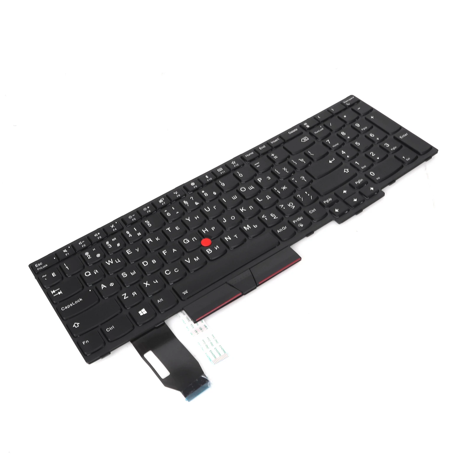New Replacement Genuine Laptop Keyboard For  IBM E580/E585/E590/T580S/L590/L580/P52/P53/P73 BLACK  With Point Backlit RU Layout