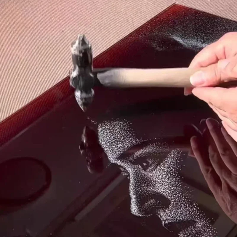 

Handmade Intangible Cultural Heritage 20 * 30cm Glass Painting Customized Festival Birthday Gift Commemorative Gift