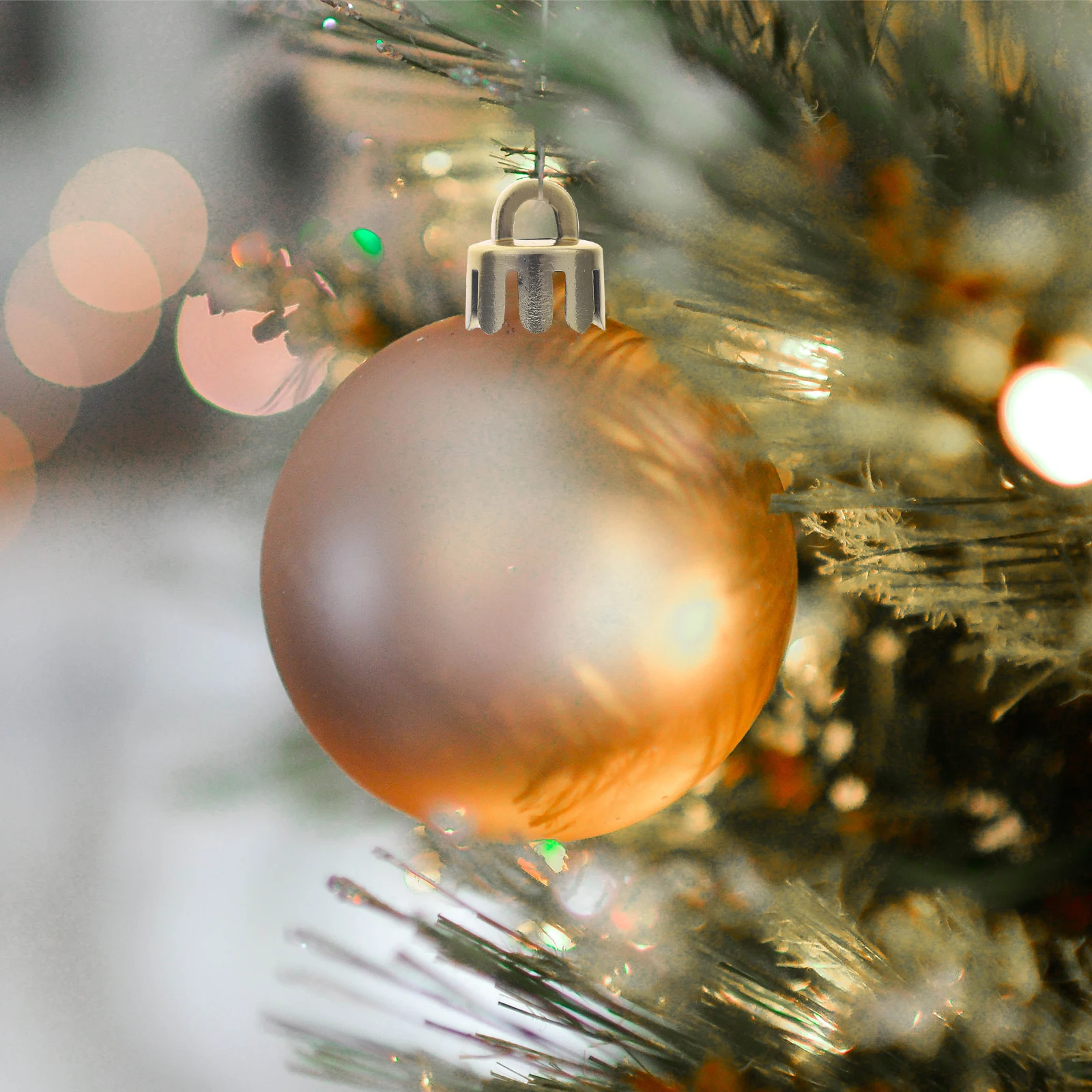 

10Pcs Ball Pendant End Cover Decorative Caps for Hanging Balls Universal Accessory Ball Pendant End Caps Balls Charms