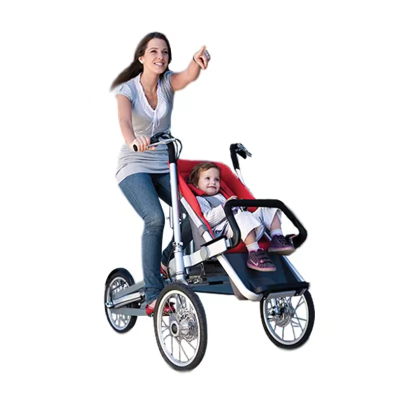 2022 Outdoor Activities Mother Baby parent-child bicycle Foldable 3 Years old Baby Stroller