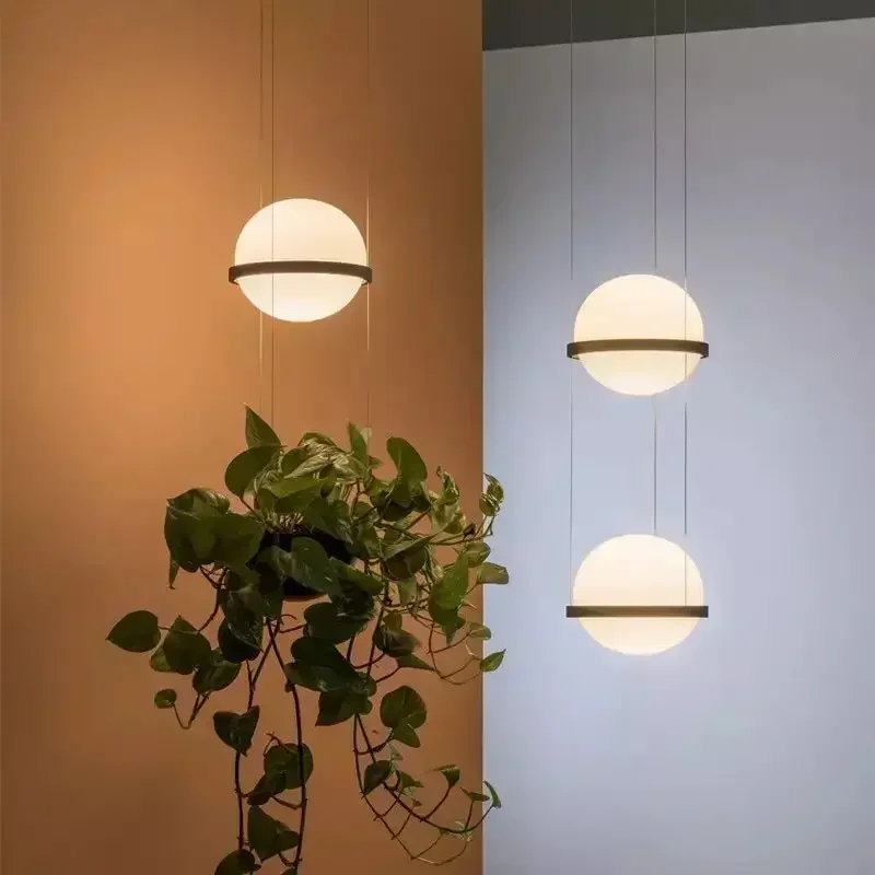 

Design Flower Pot Pendant Lights Nordic Plant Hanging lights Dining Room Lighting Fixtures Home Decor Glass ball Pendant Lamp