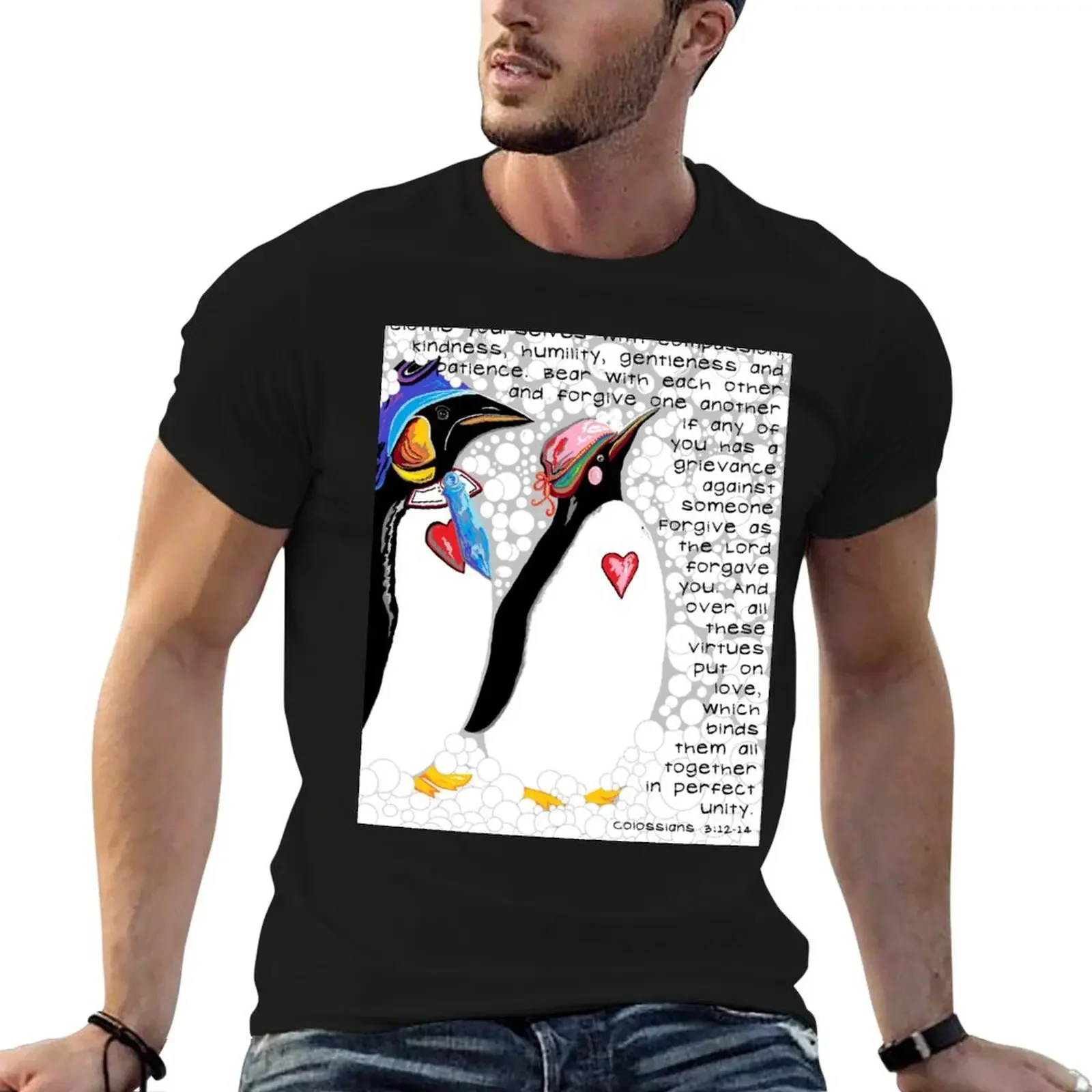 Clothe Yourselves with Compassion T-Shirt new edition graphic shirts plus size men clothing