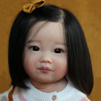 32 inch Bebe Reborn Lifelike Princess Girl Leonie Big Baby Toddler Doll Parts DIY Unfinished Reborn Doll Kit Drop shipping