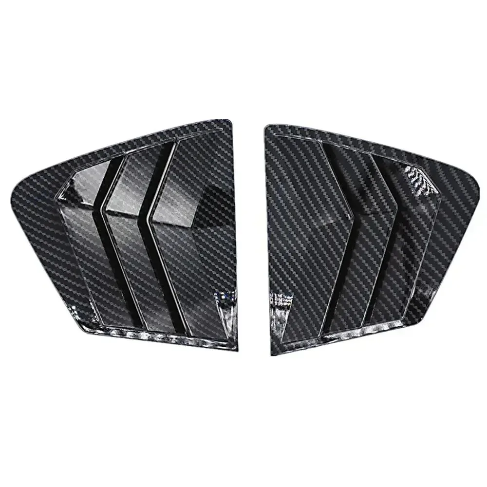 For Honda Civic Sedan 9th 2011-2015 Car Sticker Rear Louver Window Side Shutter Cover Trim Vent Scoop Accessories Decoration
