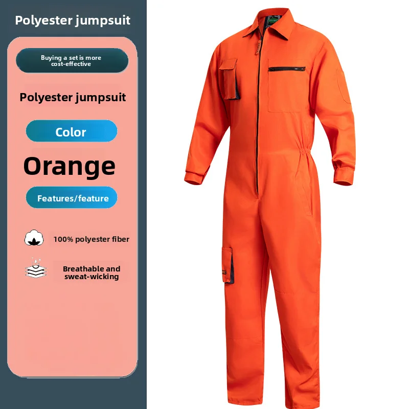 Men's Work Clothes, Coveralls, Paint Spraying Suits, Food Factory Work Clothes, Auto Repair Suits, Machine Repair Dustproof Suit