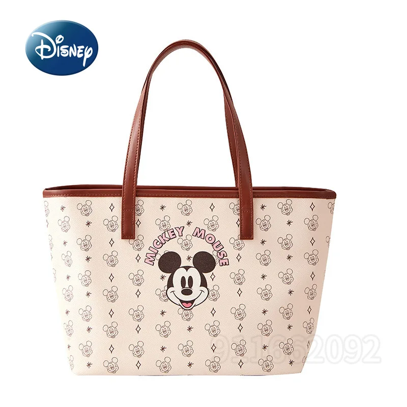 Disney Mickey New Women\'s Handbag Luxury Brand Original Women\'s Shoulder Bag Cartoon Women\'s Bag Large Capacity High Quality