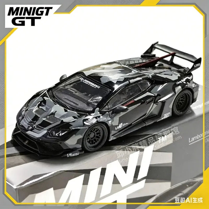 

MINIGT 1:64 Huracan Calf LB Widebody Model 398 LP610 Alloy Cast Miniature Model, Adult Decorated Version, Boys' Toy.