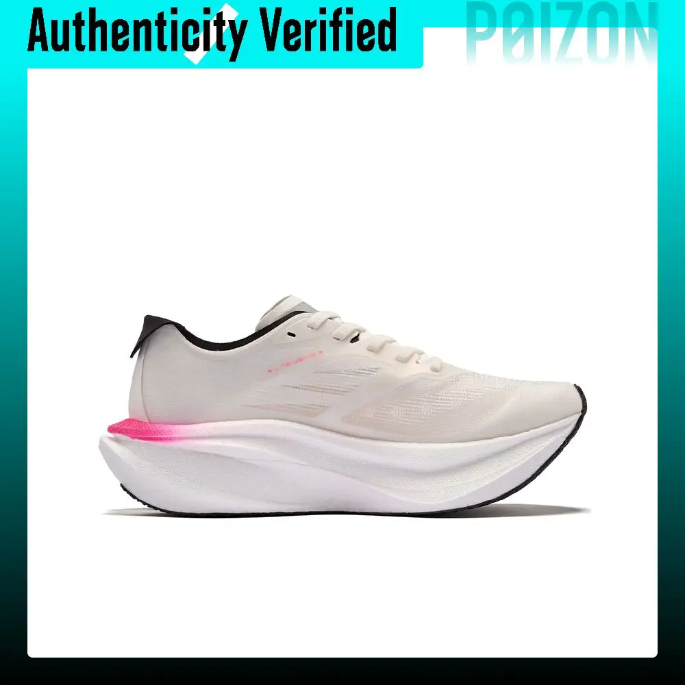 Erke Blue World MIX (Flying Eagle Edition) Running Shoes Women's Low-top Microcrystal White/Numbers Pink 52126103236-003