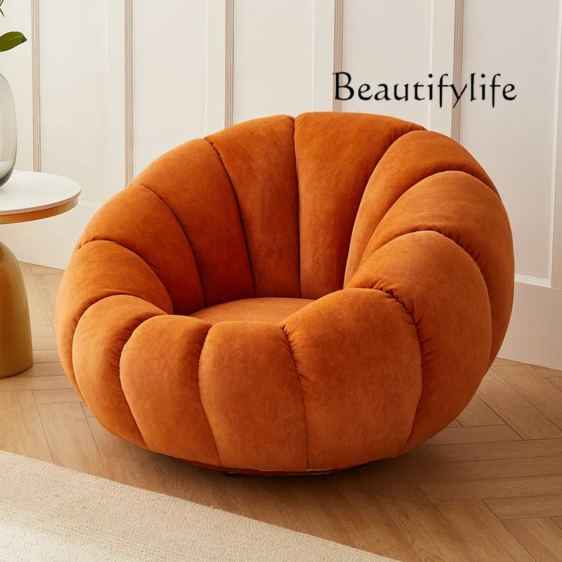 Lazy sofa pumpkin chair tatami single lamb wool leisure chair