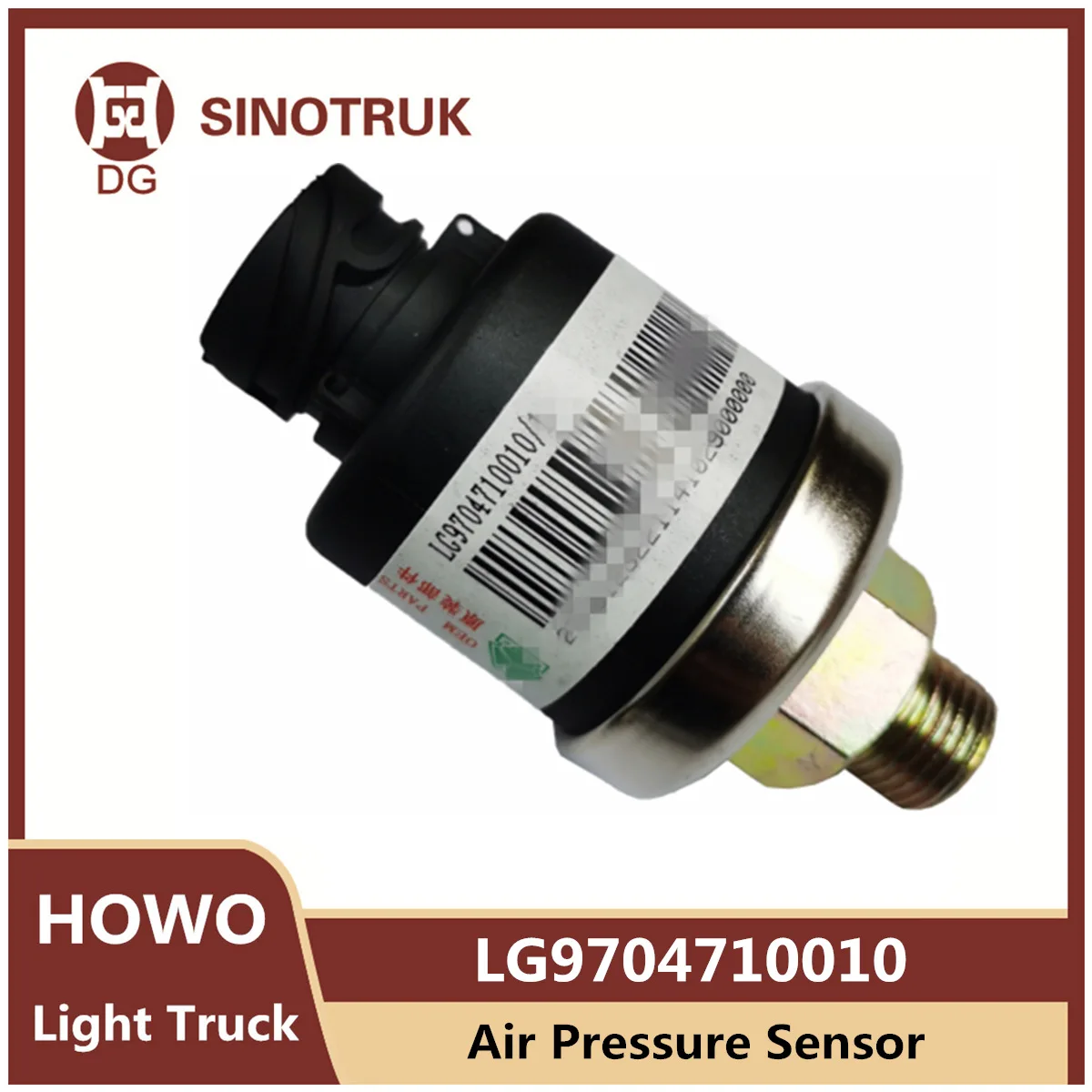 Air Pressure Sensor LG9704710010 For Sinotruk Howo Light Truck Induction Plug Alarm Original Spare Parts