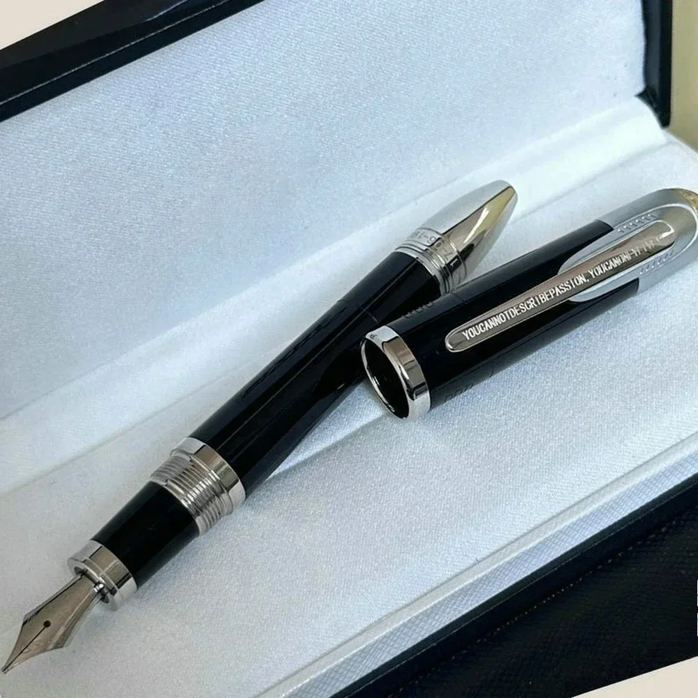 أفضل جودة مجموعة MB Enz Feri قلم حبر أحمر مشهور منحوت مجوف للكتابة على المكتب قلم الكرات الدوّارة مع الرقم التسلسلي