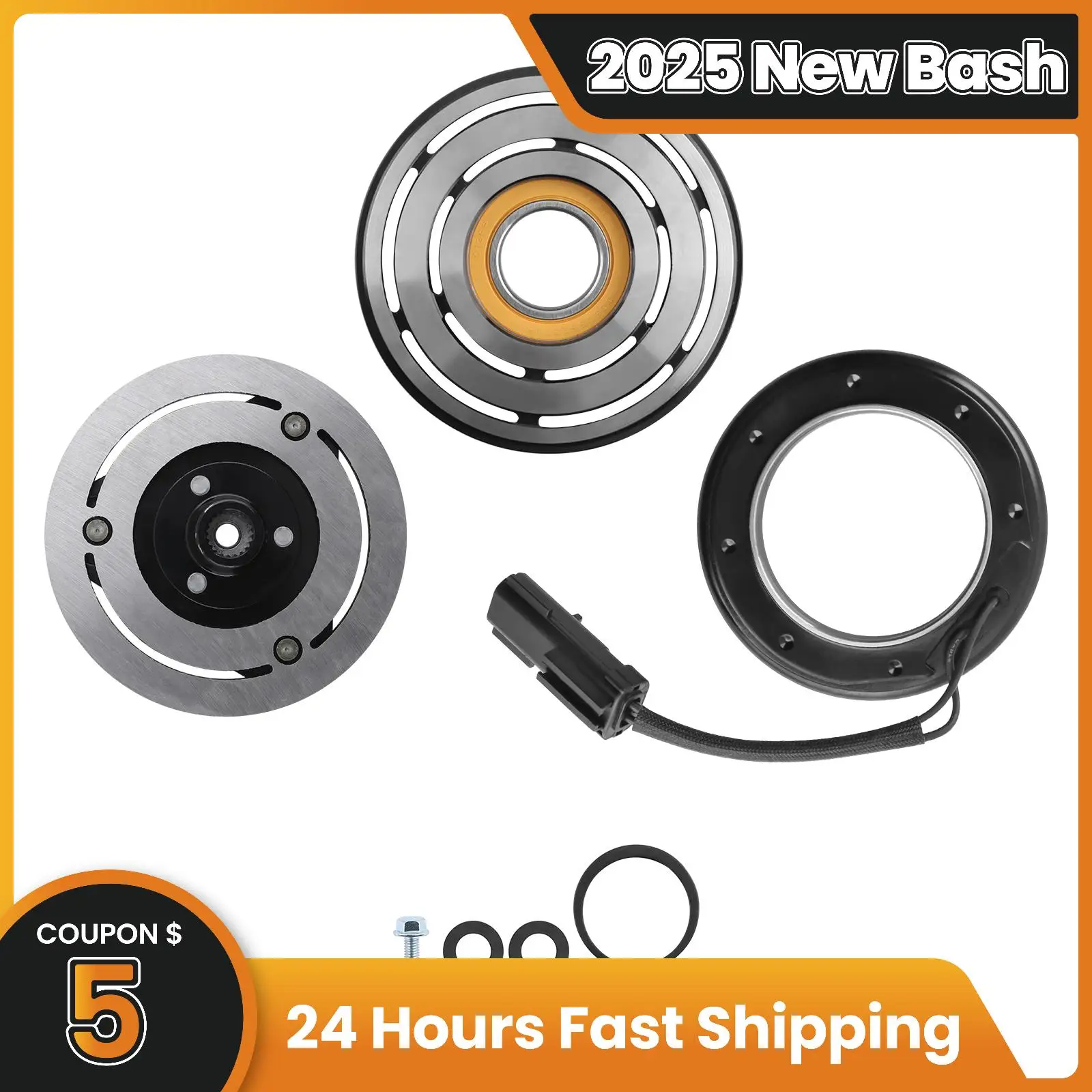 

Front Compressor Clutch Kit for Dodge Ram 2500 3500 2006-2009 55111411AD 67182