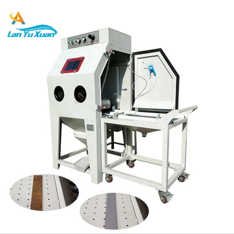 Factory Price Dustless Manual Wet Sand Blasting Cabinet Water Vapour Sandblasting Machine for Sale