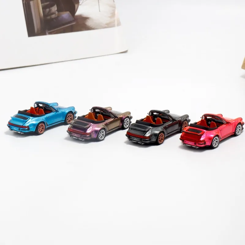 RM 1/64 930 Zanger Turbo Studie Legering Motorvoertuig Speelgoed spuitgieten Metalen Model Collectie Jongen Kerstcadeau