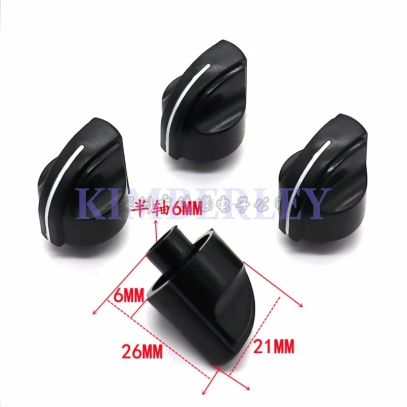 3 Piece Plastic semi-axle Bird Beak Knob Operating Panel Knob Cap D-axis Potentiometer Knob Cap 270 Degree Knob