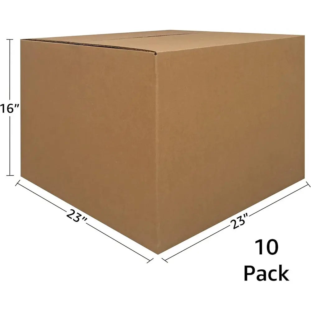 Conjunto de 10 Caixas de Mudança Extra Grandes, 23x23x16 Polegadas