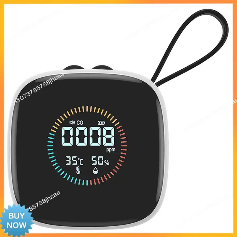 A10R Latest CO Quality Detector With Sound Alarm LCD Display Temperature And Humidity Sensor Tester DM1210B