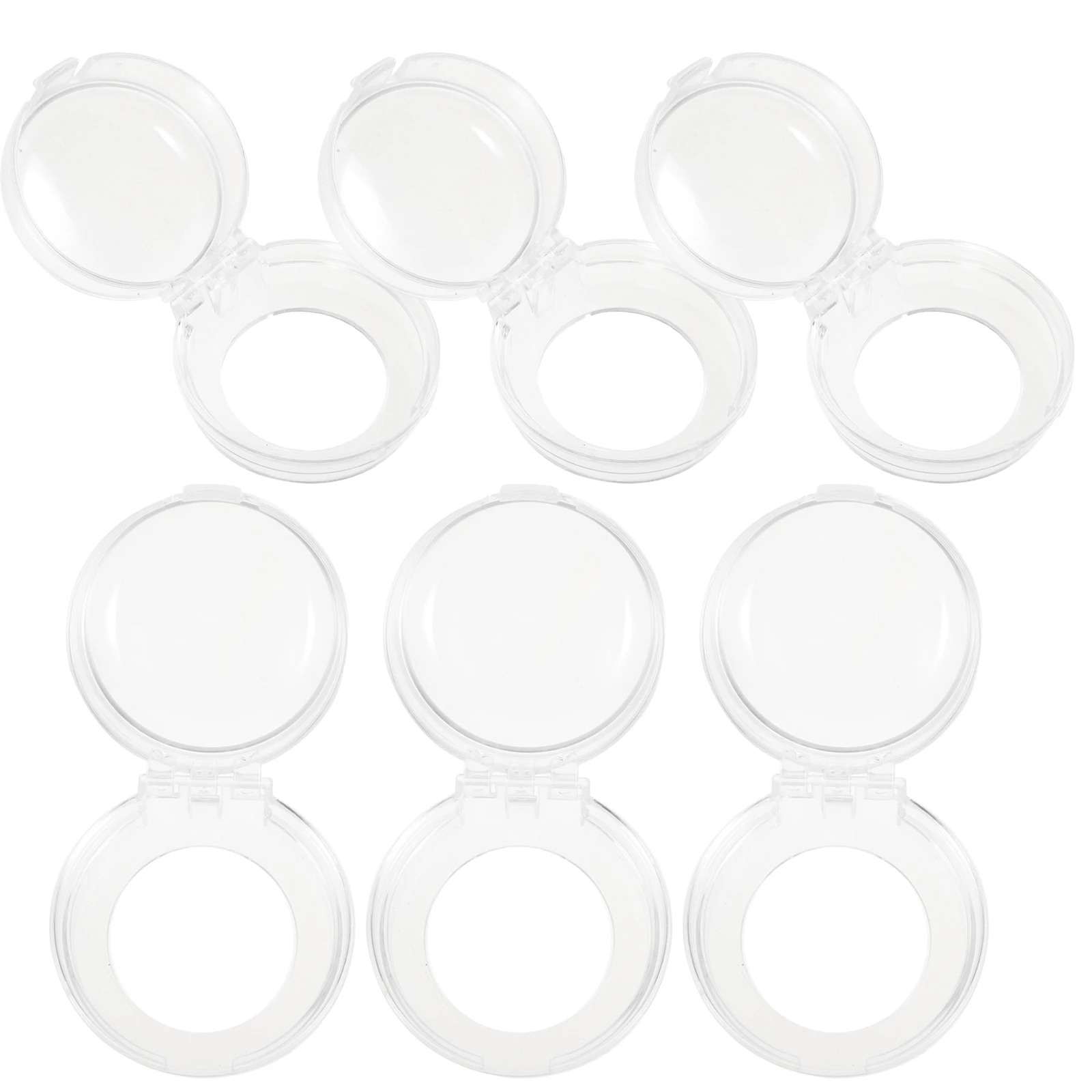 6 stks Transparante Knop Covers voor Kind De Meeste Apparaten Gasfornuis Knop Sloten Wasmachine Computer Protectors Huishouden