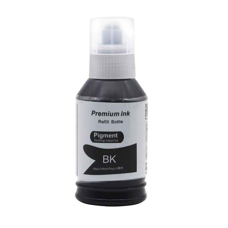 1/2/3/5 Bottle 140ML T015 015 Pigment Ink Compatible For EPSON M1058 A4 commercial black and white inkjet printer Ink M1058