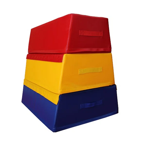 

Factory Production Soft Play Gymnastic Sport Center Trapezoid Foam Vaulting Box Equipment