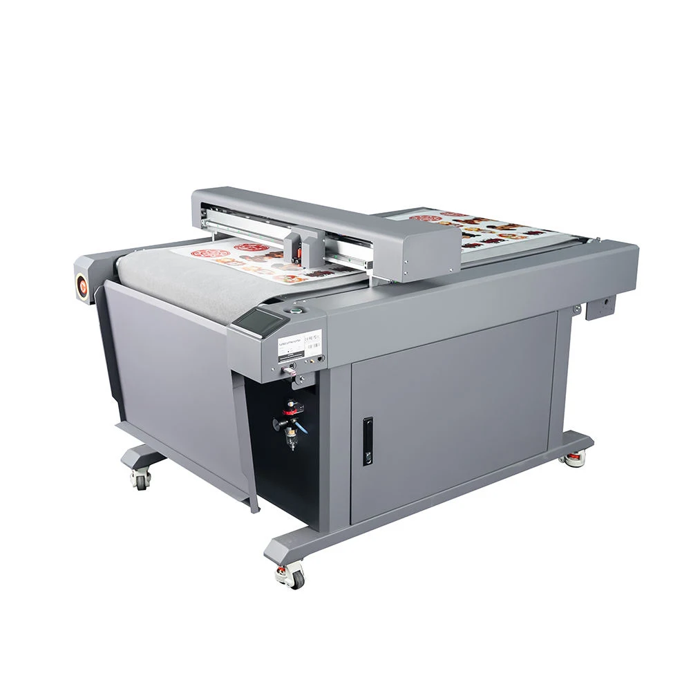 FR6090 Servo Motor Dual Head  Flatbed Die Cutting  Machine Cutting and Creasing Flatbed Cutter Plotter With Roll