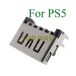 Tomada de porta compatível com HDMI com interface de código, porta original para Sony Play Station 5, conector HD para PS5, 20PCs