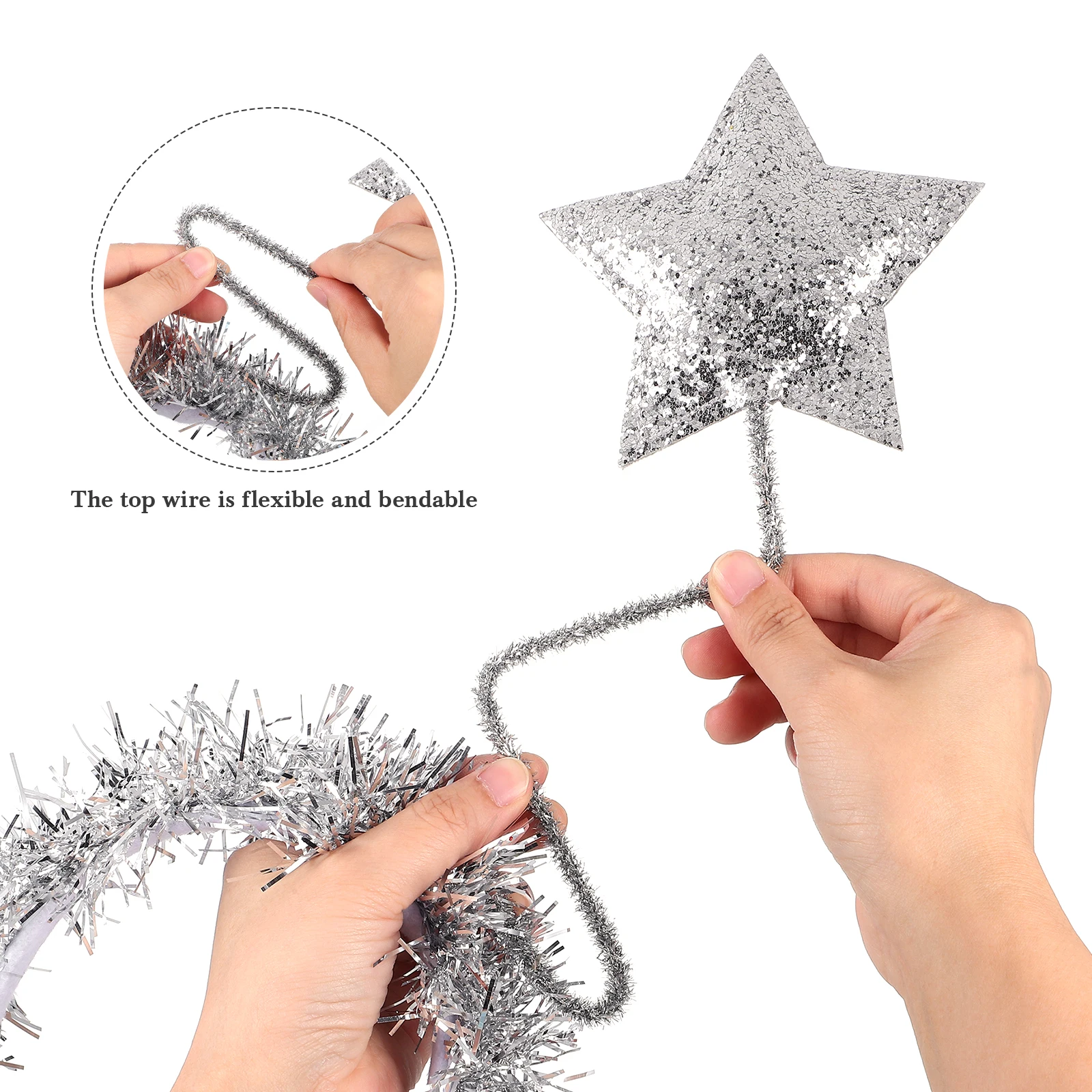 

1pc Luxury Pentagram Headband for Women Girls Star Hair Hoop Party Wedding Dance Accessories Lightweight Bright Colorful Design