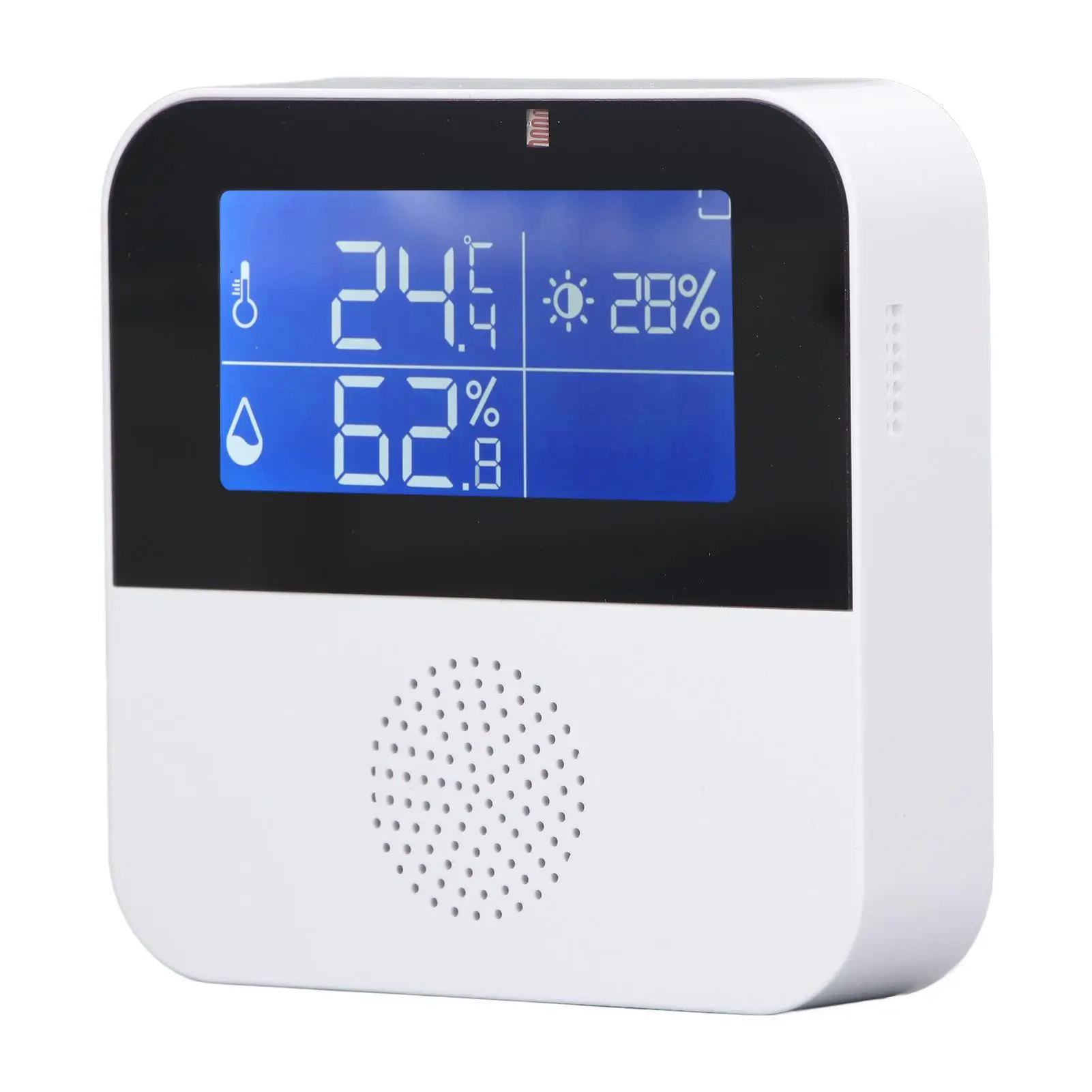 Smart 5 in 1 Temperature Humidity Meter with APP Control & Alarm - High Accuracy for Home & for life Production