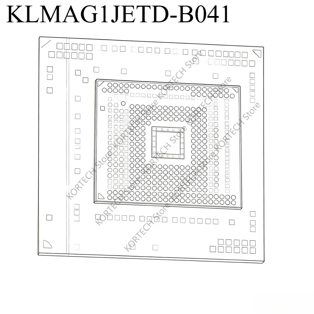 5PCS/lot original KLMAG1JETD-B041 16G KLMBG2JETD-B041 32G  KLMCG4JENB-B041 64G EMMC 5.1 version character library memory chip