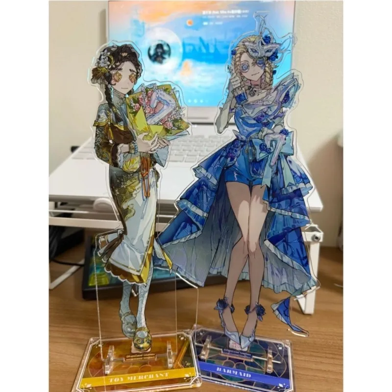 Game Identity V Character Acrylic Plaque Bartender Toy Merchant Anime Cosplay Desktop Decor Stand Figure Keychain Gifts 10cm