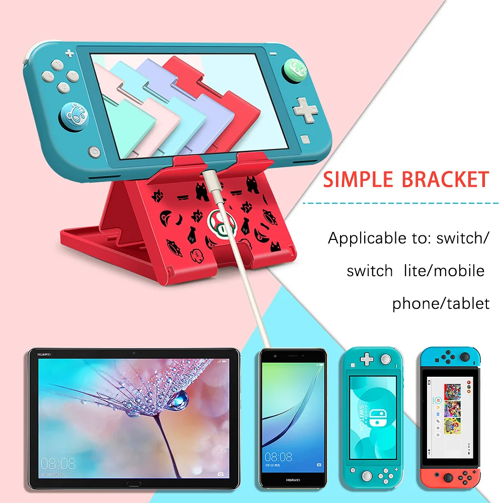 Portable Adjustable Foldable Game accessories Holder Gaming Stand For Nintend Switch for Switch Oled / Switch Lite Console