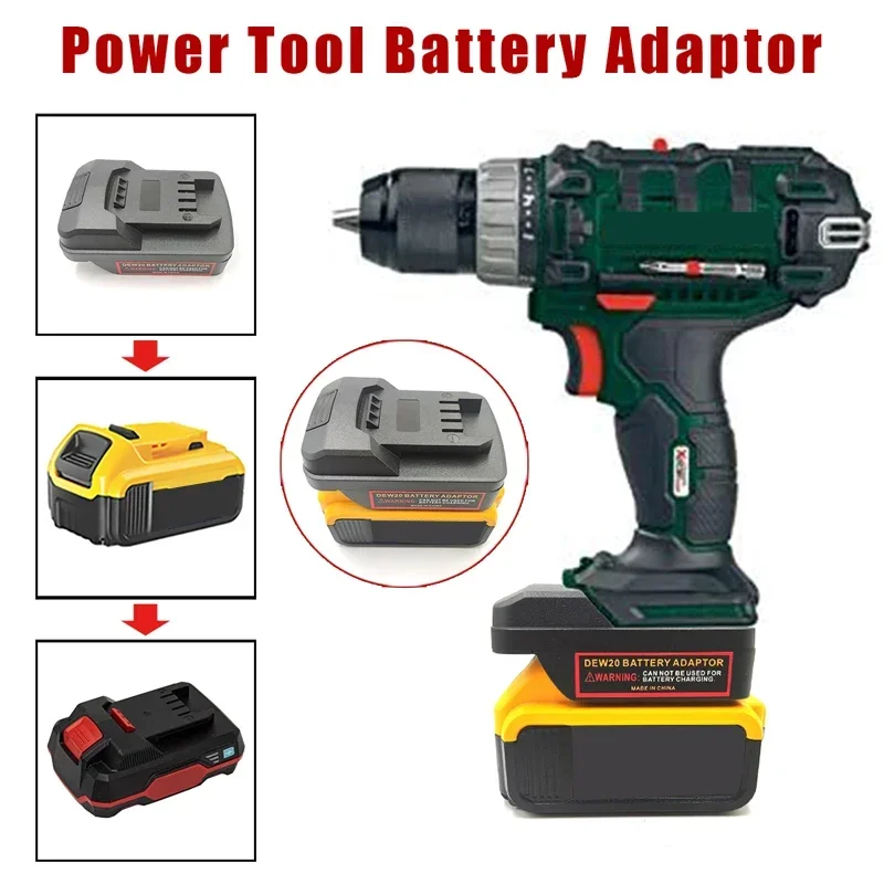 Battery Adapter For Dewalt 18V/20V Li-Ion Battery to For Parkside PAP20A1 PAP20A3 Batteries For Parkside 20V battery tools Use