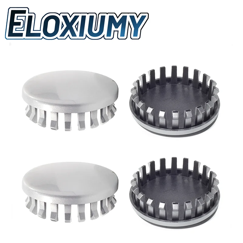 Eloxiumy 4pcs Wheel Center Cap For 2009-2014 Suburban Tahoe 2005-2017 Yukon Van Wheels #9597109 #20941994 OD 82.5mm ID 73.5mm