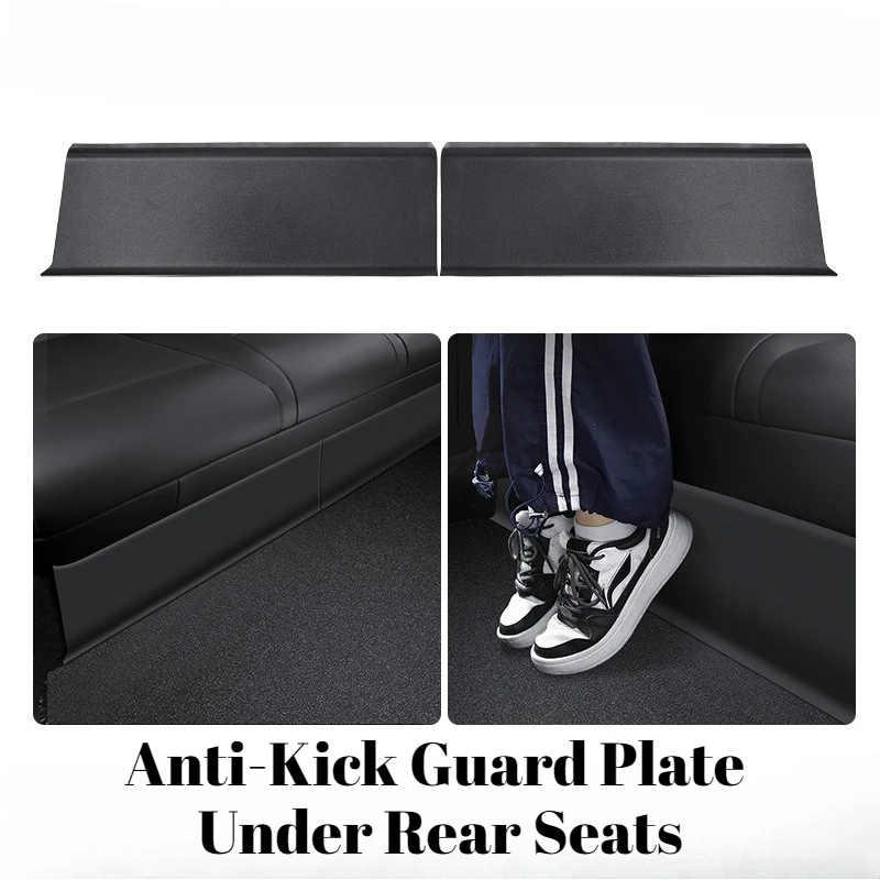 

For Tesla Model Y Juniper Anti-Kick Guard Plate Under Rear Seats Car Interior Modification Accessory Stain-Resistant Anti-Step