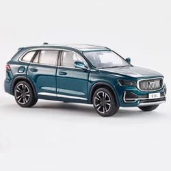 Diecast Original 1:64 Scale Geely Monjaro L Simulation Alloy Car Model Static Decoration Toys Classic Collection Souvenir
